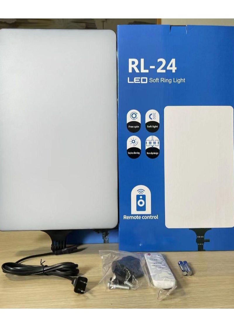 ضوء لوحة LED RL-24 للفيديو والتصوير الفوتوغرافي الاحترافي - Image 1