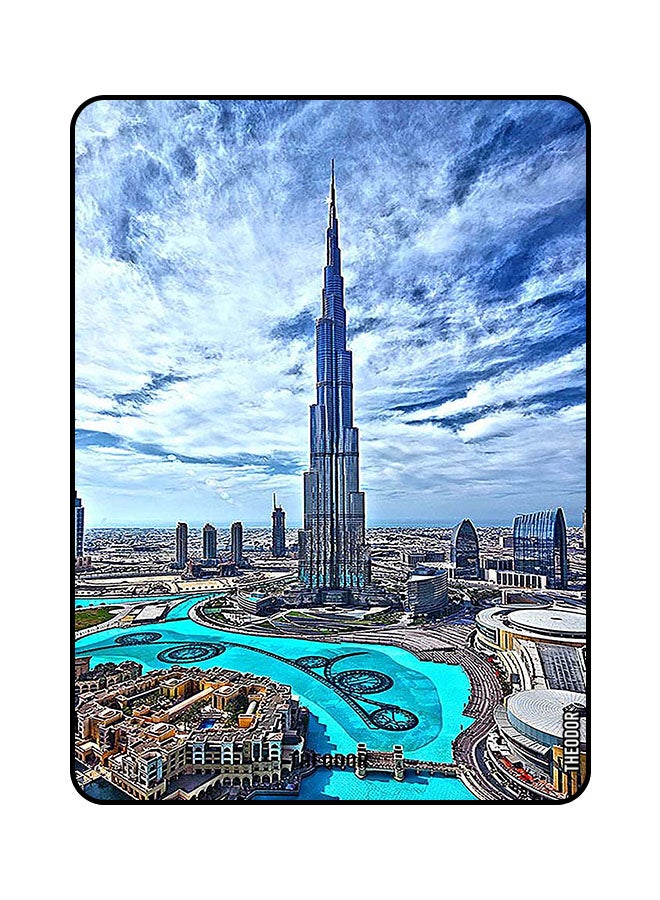 Theodor Protective Flip Case For Huawei MatePad Air 2023 With Trifold Stand Auto Wake Sleep Shockproof Cover Burj Khalifa In Day Copy - Image 1