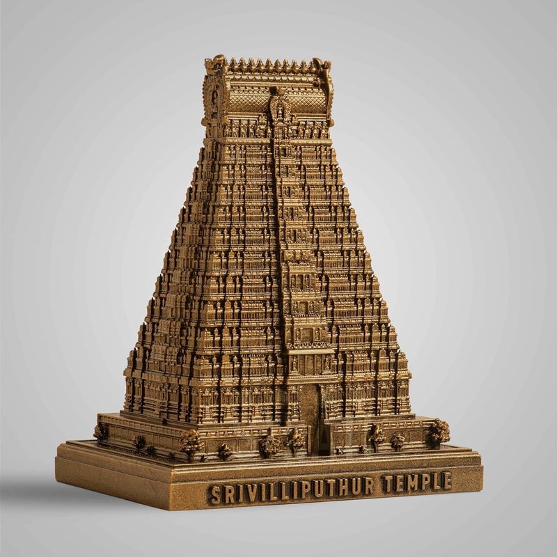 SILAII Srivilliputhur Andal Temple Monumental Sculpture 8 Inch - Image 1