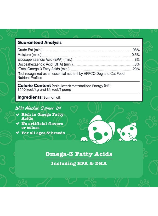 زيت سمك السلمون البري من نيوتريكوست بيتس للكلاب والقطط، 32 أونصة سائلة، يدعم صحة الجلد والفراء، وأحماض أوميجا 3 الدهنية، بما في ذلك حمض إيكوسابنتينويك وحمض دوكوساهيكسانويك - Image 2