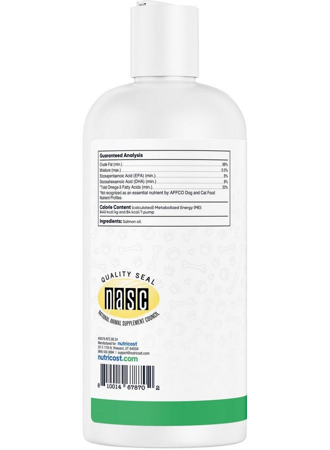 زيت سمك السلمون البري من نيوتريكوست بيتس للكلاب والقطط، 32 أونصة سائلة، يدعم صحة الجلد والفراء، وأحماض أوميجا 3 الدهنية، بما في ذلك حمض إيكوسابنتينويك وحمض دوكوساهيكسانويك - Image 5