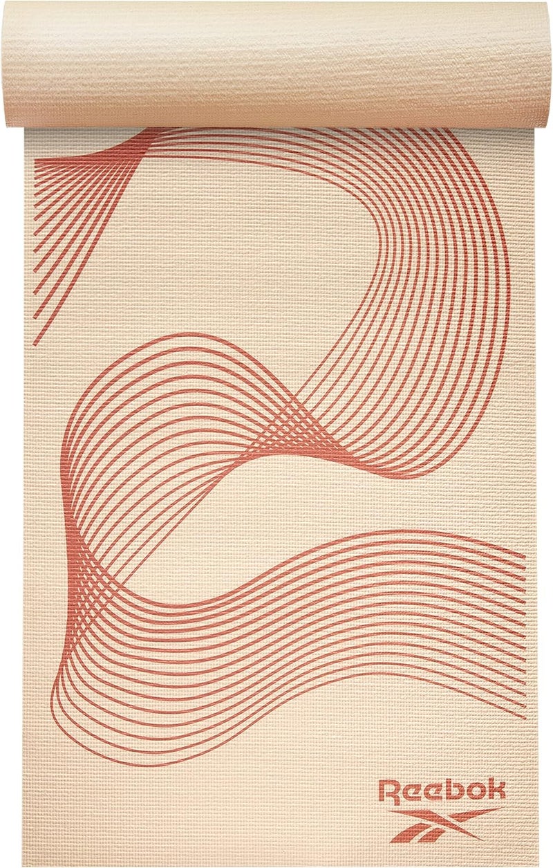 ريبوك حصيرة يوغا ريبوك فلويد موشن – مبطنة، مقاومة للانزلاق، لليوغا والبيلاتس والتمارين المنزلية - Image 2