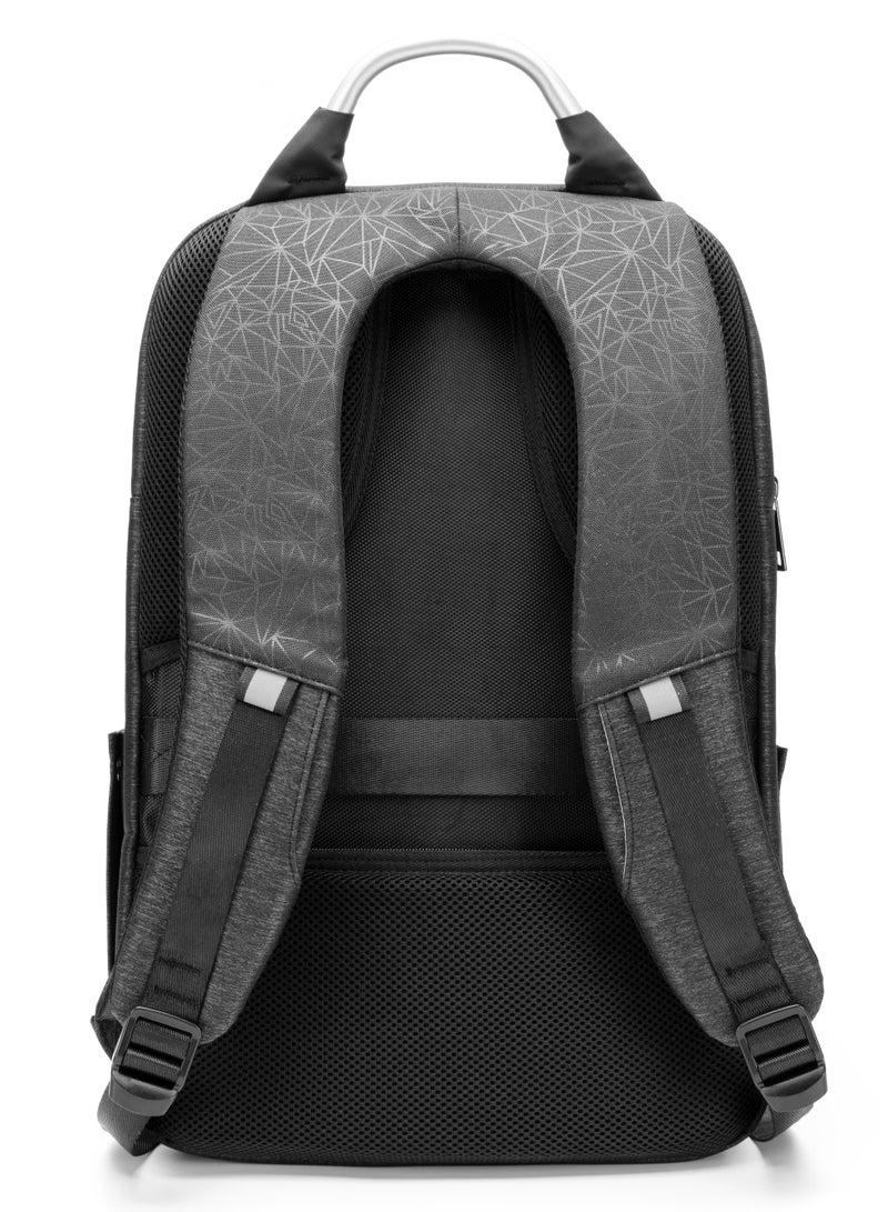 ARCTIC HUNTER Laptop Backpack with USB Charging Port Slim Travel Bag with Laptop Compartment Water Resistant College School Book Computer Bag for Girls and Boys Fits 15.6 Inch Laptop B00218 Black - Image 4