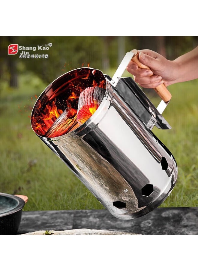 Suncojia Charcoal, Fire Starter, Charcoal Ignition Tube, Charcoal Ignition Bucket, Fire Starter Bucket, Charcoal Ignition Bucket, Water Boiling And Tea Brewing Tool - Image 2