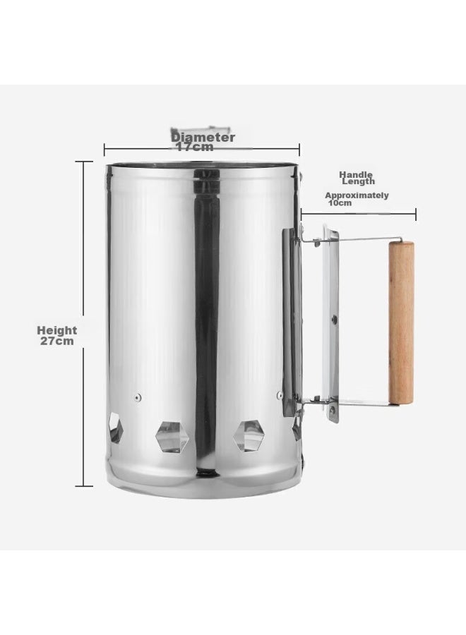 Suncojia Charcoal, Fire Starter, Charcoal Ignition Tube, Charcoal Ignition Bucket, Fire Starter Bucket, Charcoal Ignition Bucket, Water Boiling And Tea Brewing Tool - Image 5