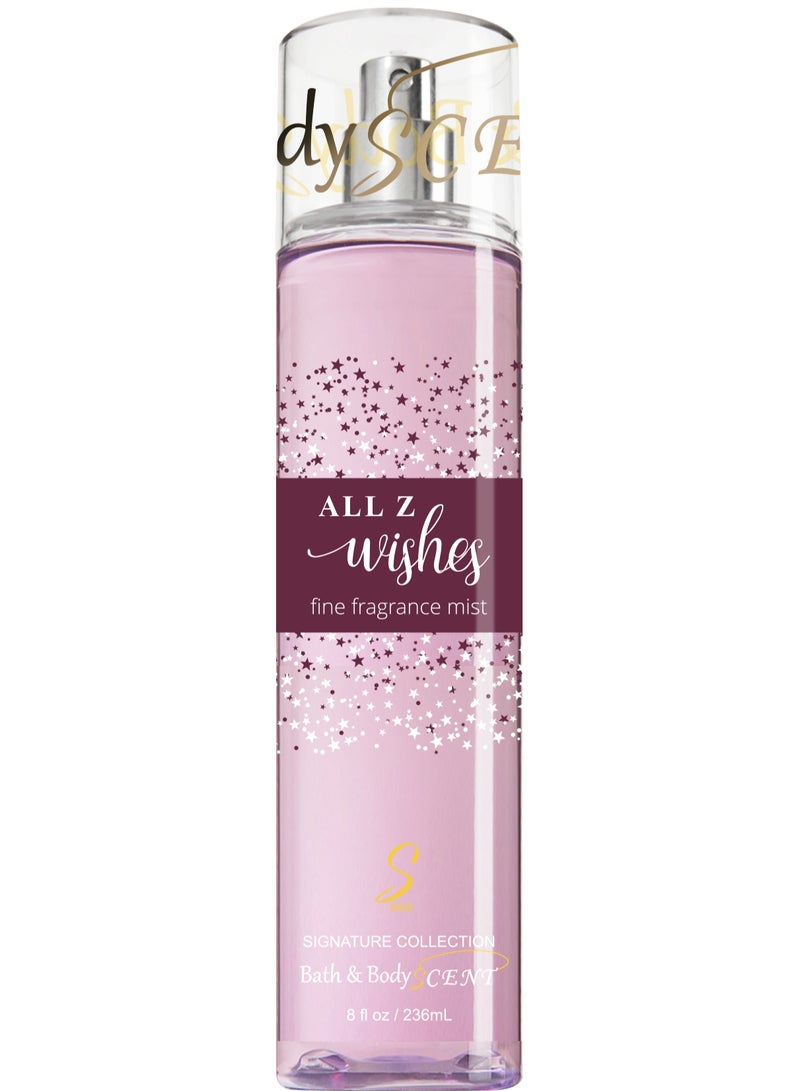 Bath & Body Scent أول زد ويشيز معطر للجسم 236 مل - Image 5
