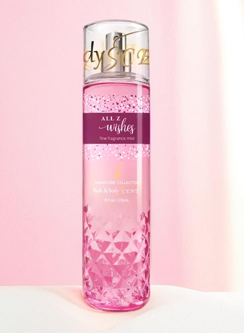 Bath & Body Scent أول زد ويشيز معطر للجسم 236 مل - Image 3