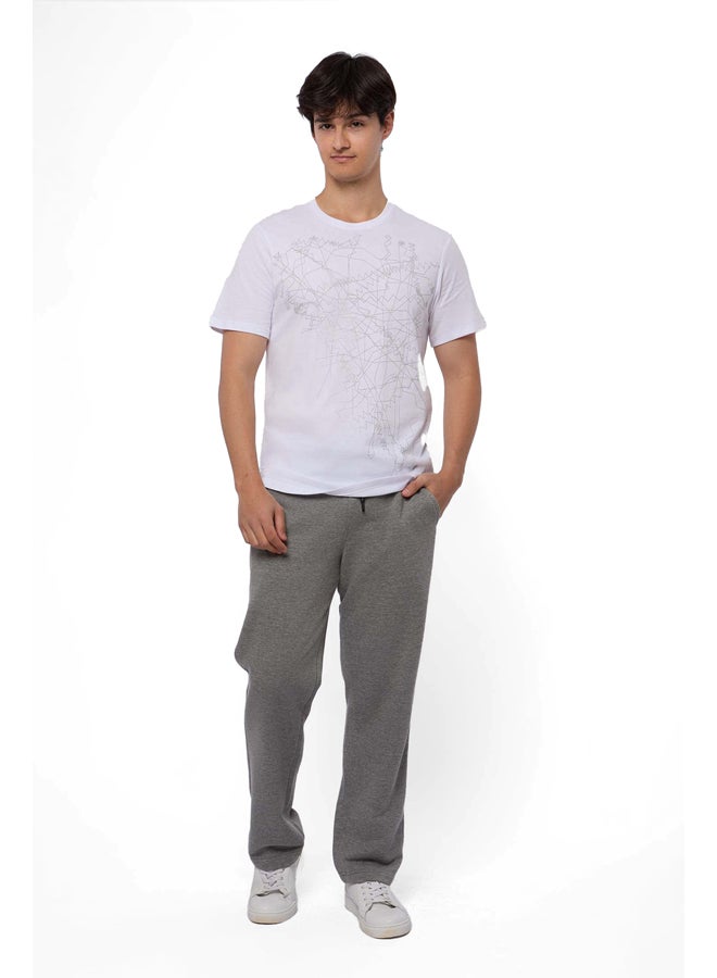 Premoda تي شيرت رياضي كاجوال بقصّة عادية وعضلات بارزة - Image 3