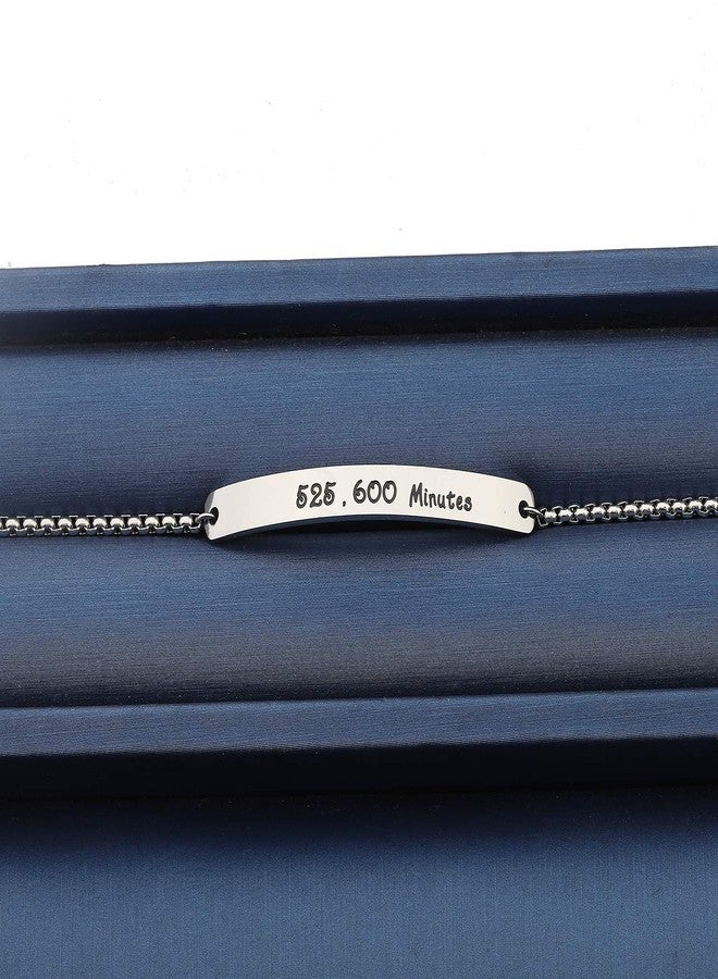 ميوسبارك سوار MYOSPARK 525600 Minutes، مجوهرات مستوحاة من فصول الحب، هدية لمحبي الموسيقى (سوار 525 600) - Image 3