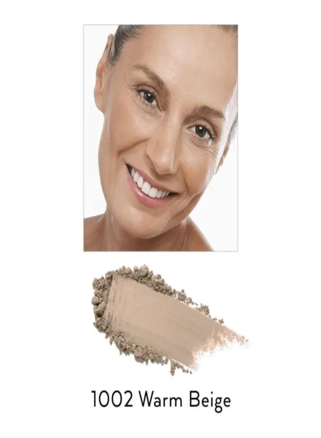 Emani Flawless Matte Powder Foundation - Mineral Compact Makeup for Sensitive Skin, Buildable Coverage, Shine Control, Long-Lasting Finish Up for Sensitive Skin and Oil Control, Warm Beige - Image 3