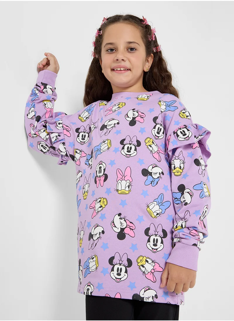 ديزني Minne Mouse Graphic Singhic Set