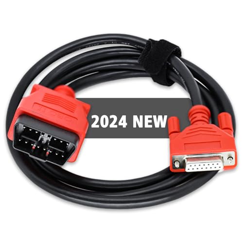 VZG كابل اختبار تشخيص OBD2 من VZG، كابل اختبار رئيسي 16 دبوس لأوتيل، يعمل مع الماسح الضوئي MaxiSys MS908/MS906/Mini MS905/DS808/DS808KIT/MK808/MP808/MP808K/9009 وأدوات المسح الأخرى بنفس الموصل - Image 1