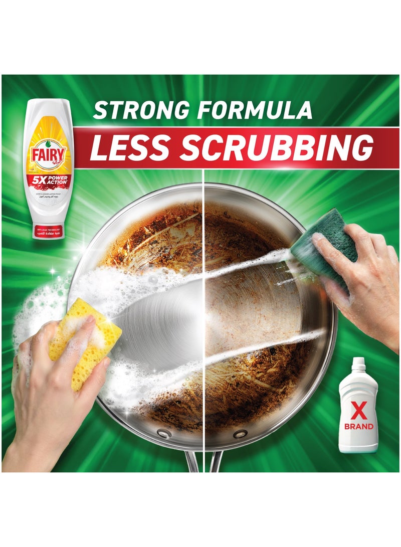 5X Power Action Dishwashing Liquid - Lemon Scent - view 4