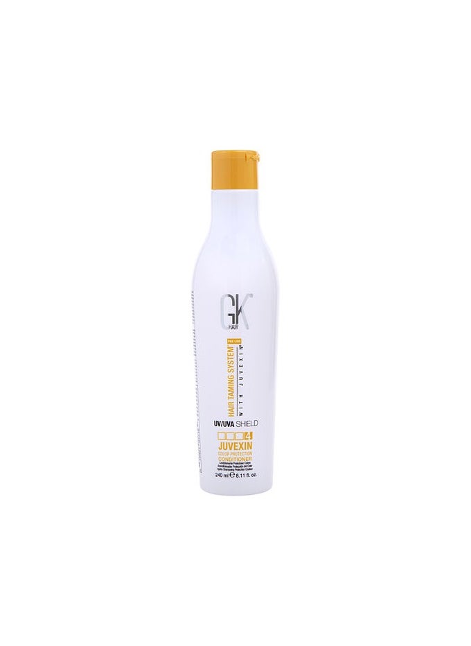 GK GK HAIR Global Keratin Shield Conditioner 240ml | Against Sun, UV/UVA Rays | For Dry, Split Ends with Aloe Vera and Natural Oils - All Types 