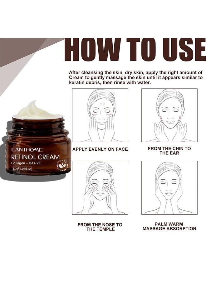 Lanthome - Retinol Cream 50ML RETINOL CREAM Facial Care Cream - Image 1
