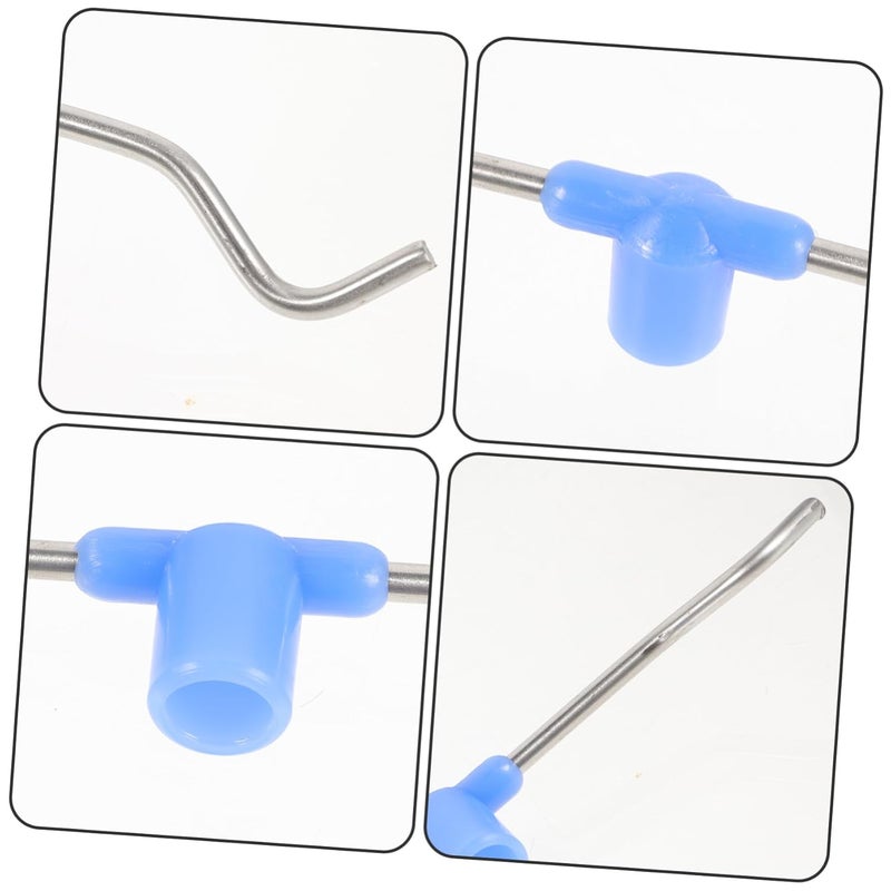 Stainless Steel Infusion Stand Hanging Hook Set 2 Piece Easy Install Drip Bag Hanger - Image 5