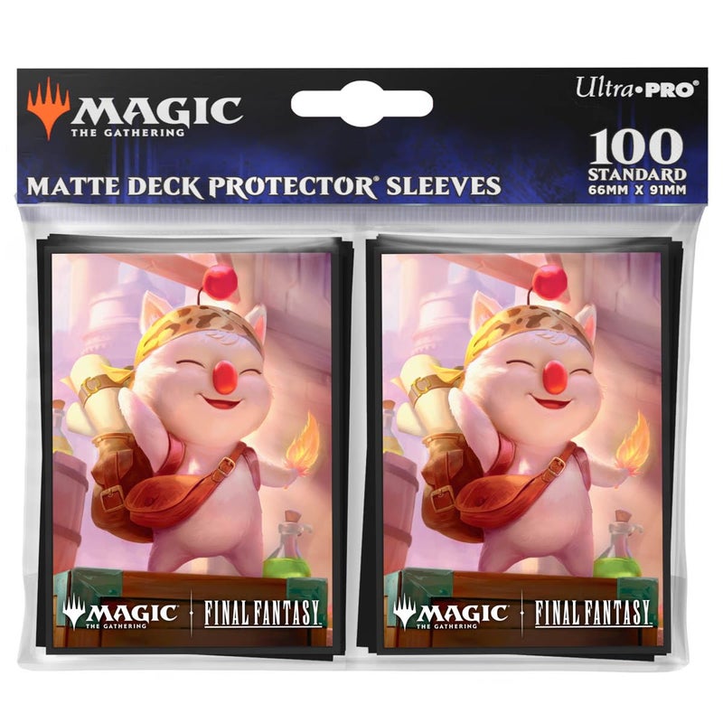 Ultra PRO Final Fantasy x Universes Beyond Stiltzkin Moogle Merchant 100ct Deck Protector Sleeves for Magic The Gathering Trading Card Accessories Collectible Card Game Gear - Image 2