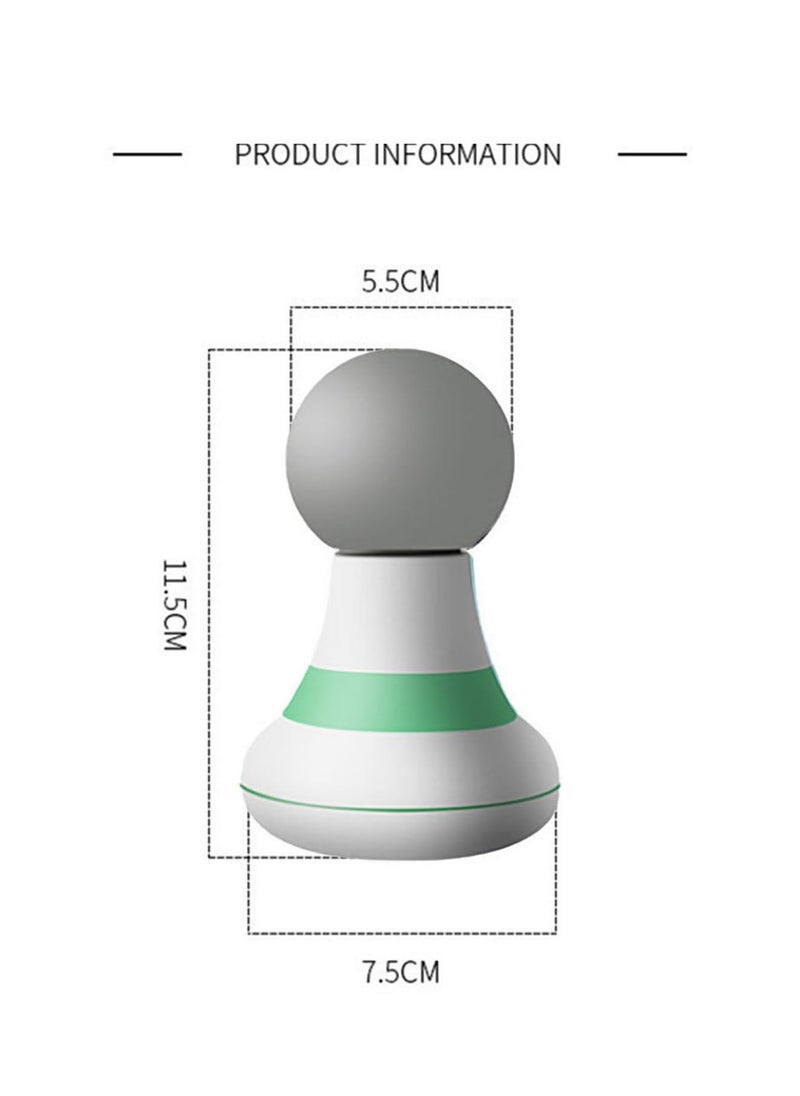 Generic - USB Rechargeable Back Massager Machine Handheld Mini Portable Electric Full Body Massager 6 Vibration Modes for Neck Shoulder Leg Foot Massage Sports Recovery Sensitive Areas Massager - Image 1