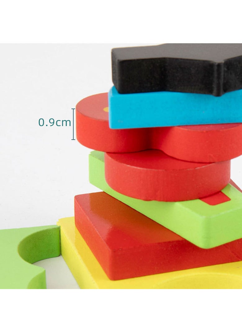 3d educational wooden toy in the form of a tiger - Image 4