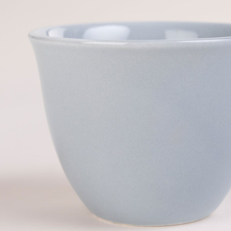 Dallaty light blue glass and porcelain Tea and coffee cups set 18 pcs - Image 4