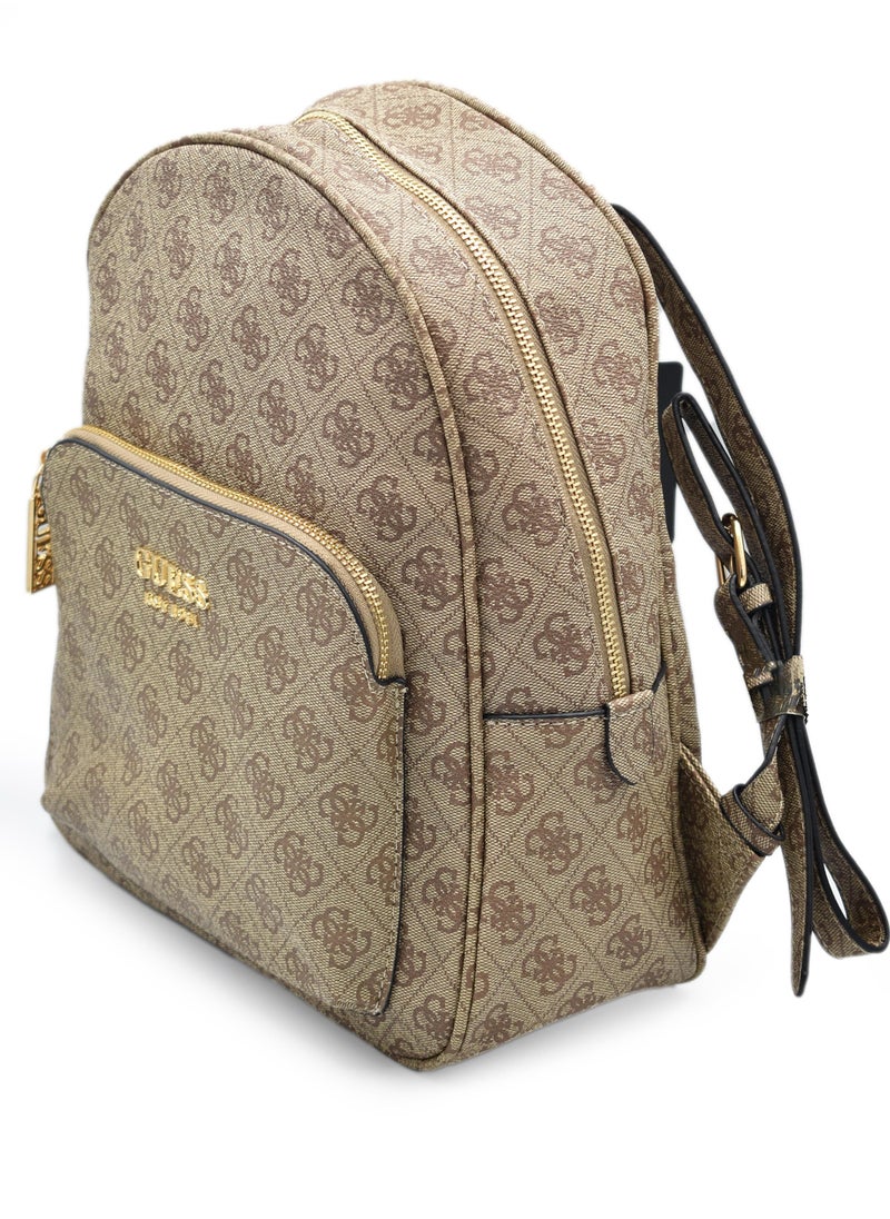 GUESS Guess Home Fashion Zipper Women's Backpack Graffiti Letter Leisure Backpack Printed Women's Bag  - Image 5