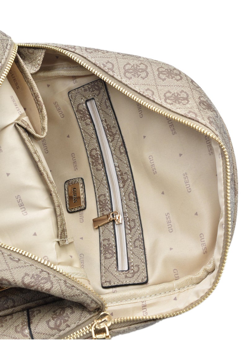 GUESS Guess Home Fashion Zipper Women's Backpack Graffiti Letter Leisure Backpack Printed Women's Bag  - Image 2
