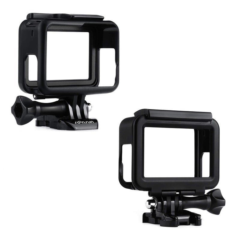 SOONSUN Frame Mount Housing Case Compatible with GoPro Hero 5 6 7 Black, Hero7 Silver, Hero7 White, Hero (2018) Cameras - Image 3