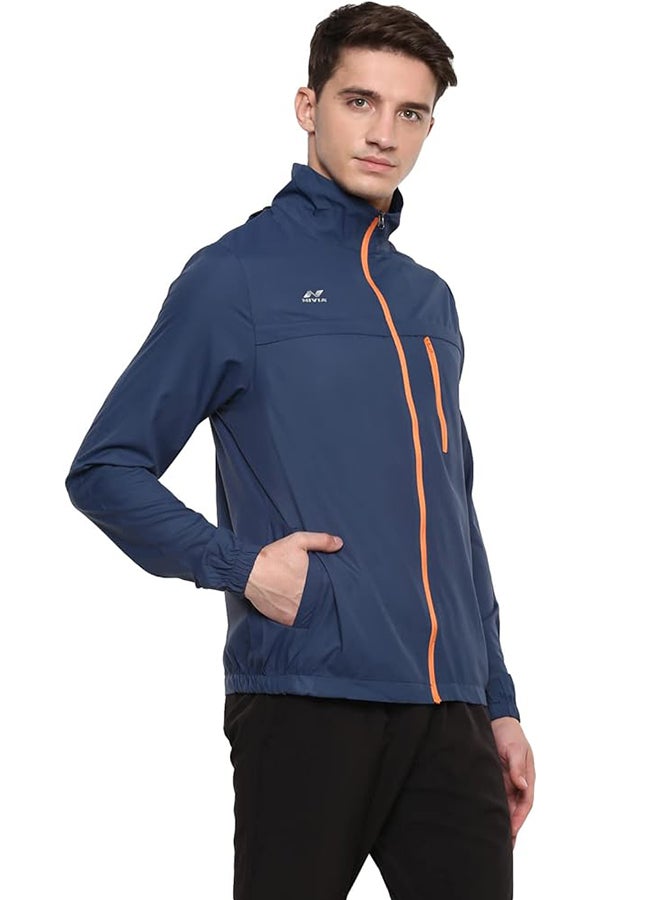Nivia 2424 Polyester Dominator Windcheater Jacket | XXL | For Men, Boys | Good for Cold Winter Weather | For Riding, Driving, Running, Jogging, Walking, Bike - Image 5