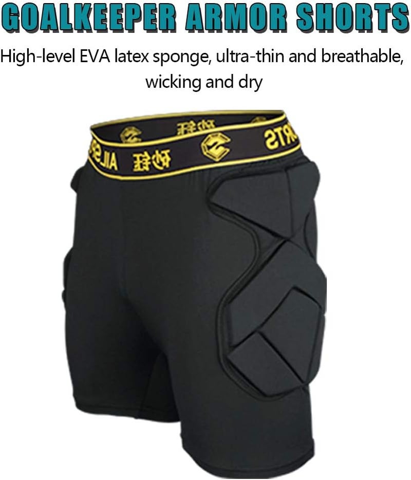 Shinestone Adult Men's Goalkeeper Armor BodyShield Padded Compression Shirt Pants and Short with Sponge Protector - Image 1