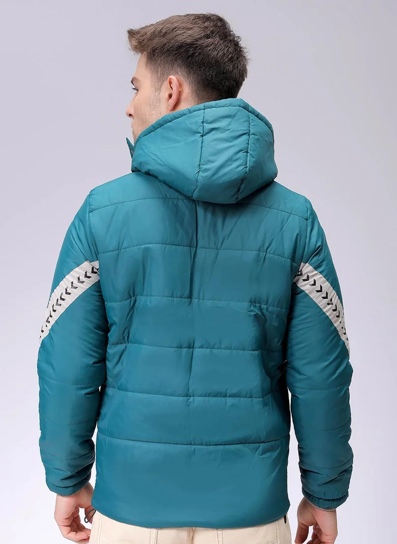 ذا انديان كراج كو Men Slim Fit Mix & Match Puffer Jackets