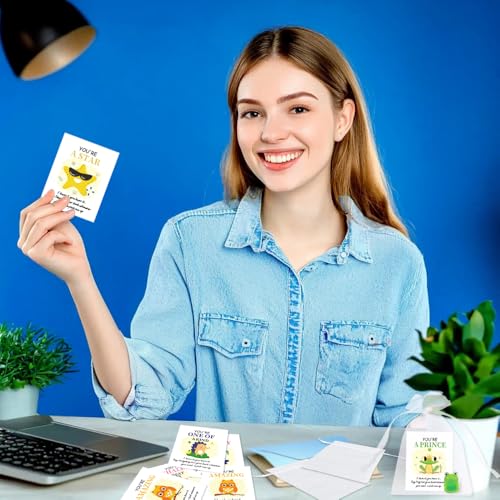 AWEELON 36 Sets Mini Resin Appreciation Gift Breathing Gift Bulk Emotional Coworker Gifts Support Resin Animals Positive Glow for Coworker Emotional Mental Health Care Support Gift for Team - Image 4