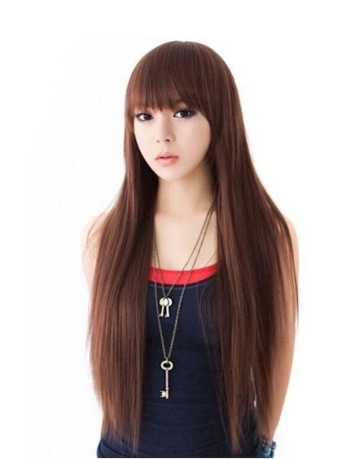 Fashionable Long Straight Hair Wig - Image 1