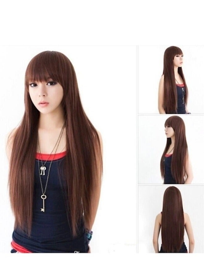 Fashionable Long Straight Hair Wig - Image 2