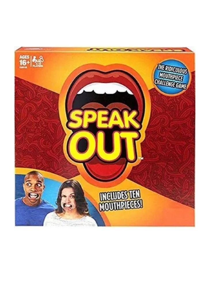 Premium Speak Out Party Game – Mouthpiece Challenge Game for Family & Friends (Includes Mouthpieces) - Image 1