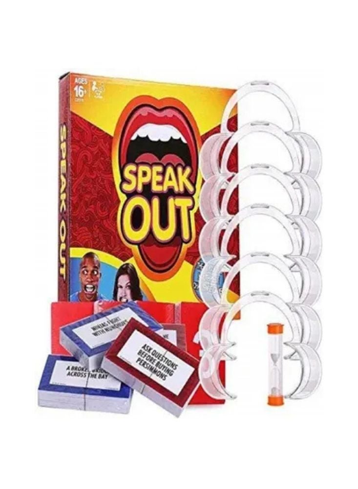 Premium Speak Out Party Game – Mouthpiece Challenge Game for Family & Friends (Includes Mouthpieces) - Image 2