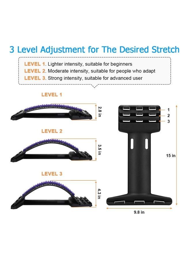 NIBEMINENT Back Stretcher With Acupressure Points  - Image 5
