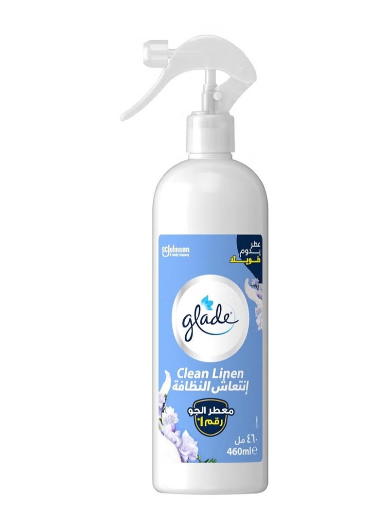 جليد معطر جو برائحة الكتان المنعش، يزيل الروائح غير المرغوب فيها من الهواء والأقمشة، 460 مل