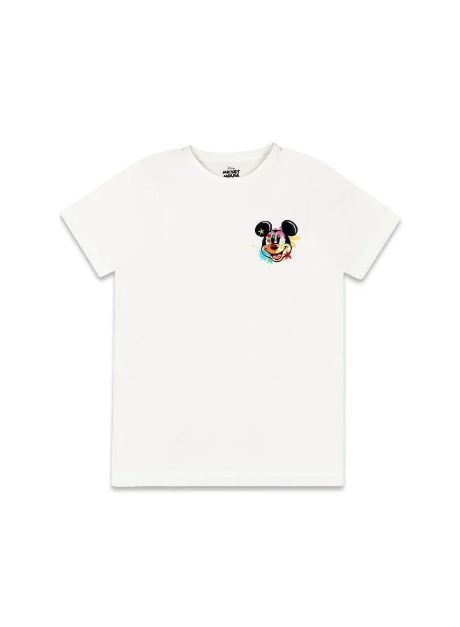 Disney DISNEY Mickey Mouse  Boy's Short Sleeve T-Shirt