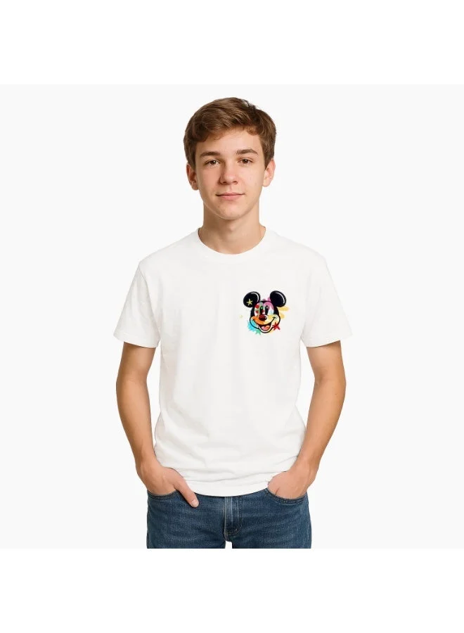 Disney DISNEY Mickey Mouse  Boy's Short Sleeve T-Shirt