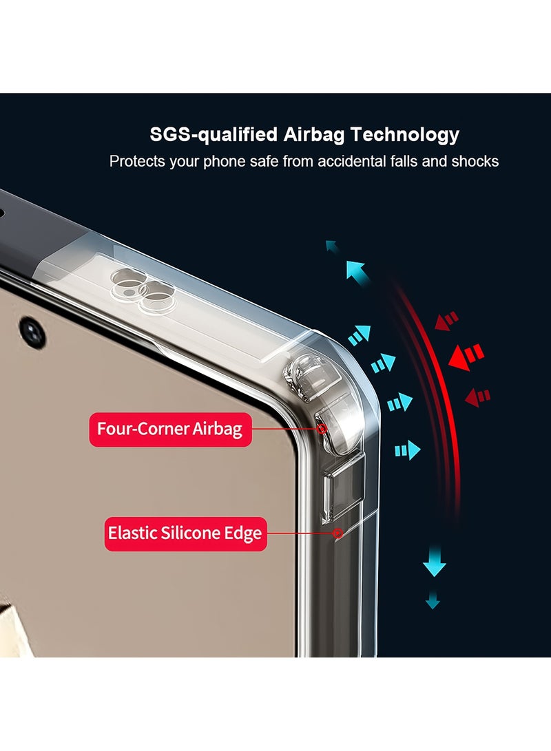 For Infinix Note 50 Pro+ 5G Case, Camera Lens Protection Back Cover, TPU+PC Shockproof Bumper Mobile Phone Case, Anti-Yellowing Slim Fit Protective Casing - Image 5