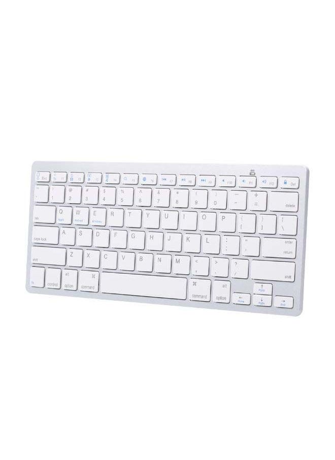 NIBEMINENT - Bluetooth Wireless Keyboard - English White - Image 1
