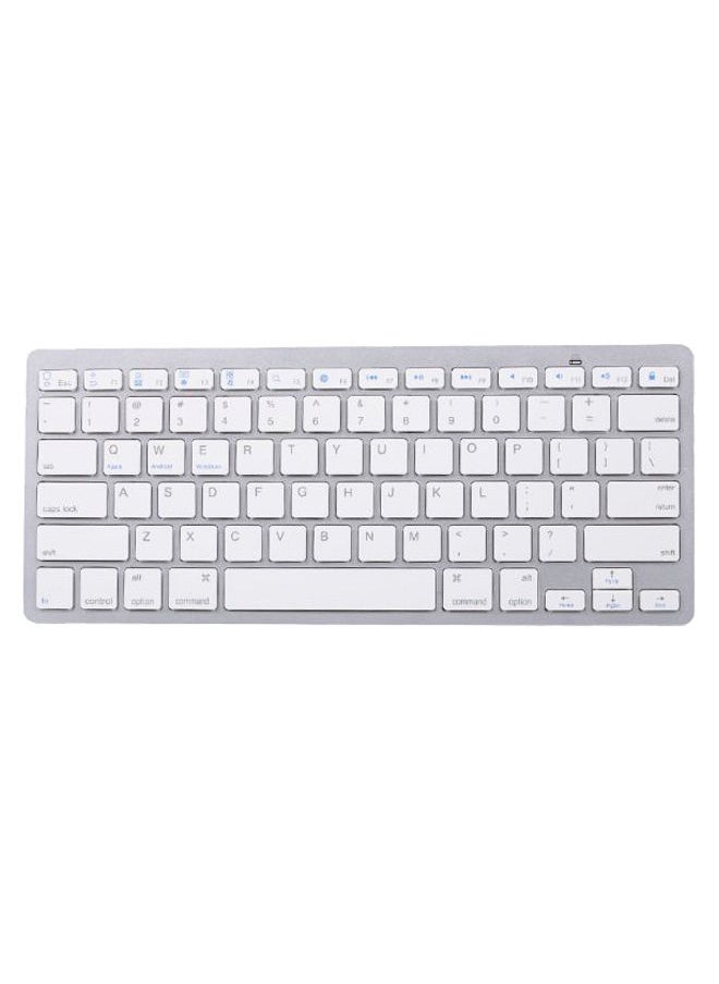 NIBEMINENT - Bluetooth Wireless Keyboard - English White - Image 1