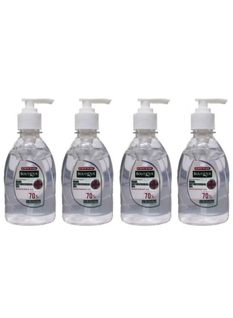 BOUTIQUE 4 Pcs of Boutique Hand Sanitizing Gel  250 ml with Moisturizer - Image 1