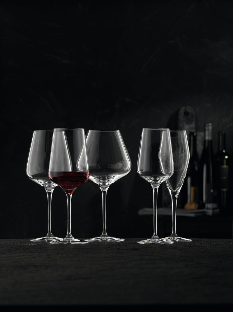 Nachtmann ViNova Collection Red Wine Magnum Glass, Set of 4, 23-Ounces, Bordeaux Wine Glasses, Long Stemmed, Large, Made of Clear Crystal Glass, Dishwasher Safe - Image 2