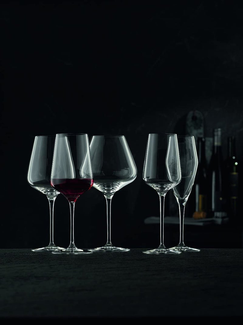 Nachtmann ViNova Collection Red Wine Magnum Glass, Set of 4, 23-Ounces, Bordeaux Wine Glasses, Long Stemmed, Large, Made of Clear Crystal Glass, Dishwasher Safe - Image 5