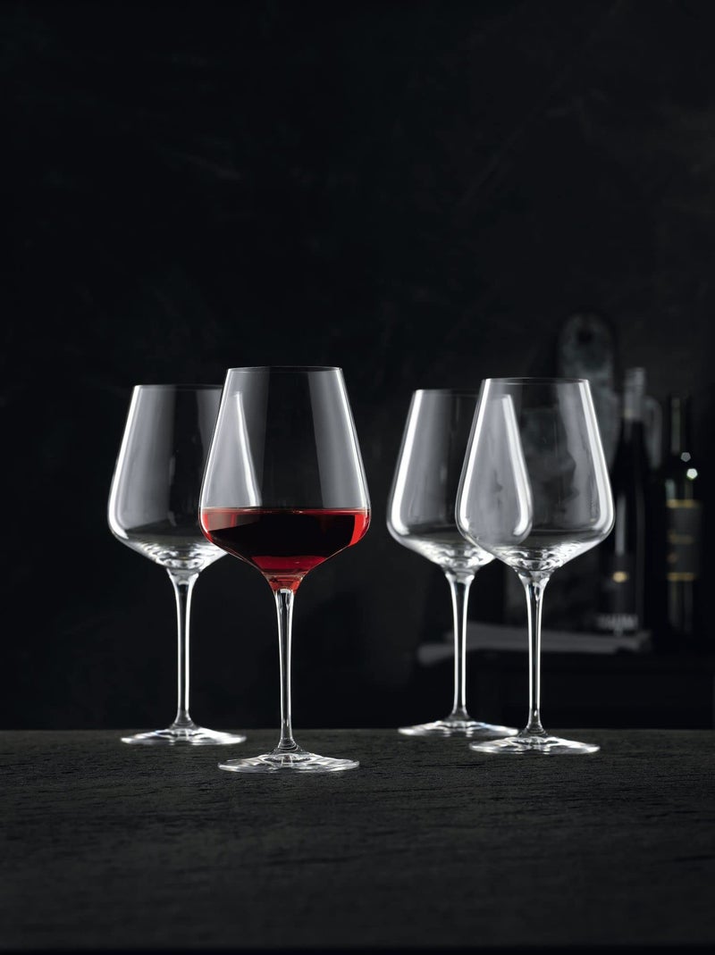 Nachtmann ViNova Collection Red Wine Magnum Glass, Set of 4, 23-Ounces, Bordeaux Wine Glasses, Long Stemmed, Large, Made of Clear Crystal Glass, Dishwasher Safe - Image 3