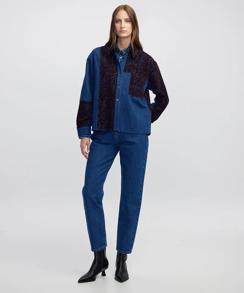 Ipekyol Mixed Media Shirt