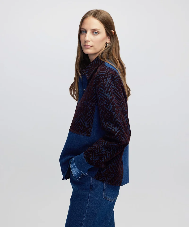 ابيكول Mixed Media Shirt