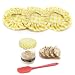 ZUAWAE Sourdough Jar Cover Reusable Sourdough Cloth Cover 3pc Handmade Cotton Cloth Covers for Sourdough Starter Jar Sourdough Bread Baking Supplies Fit Jars Mouth from 34 Inch Yellow Plaid - Image 2