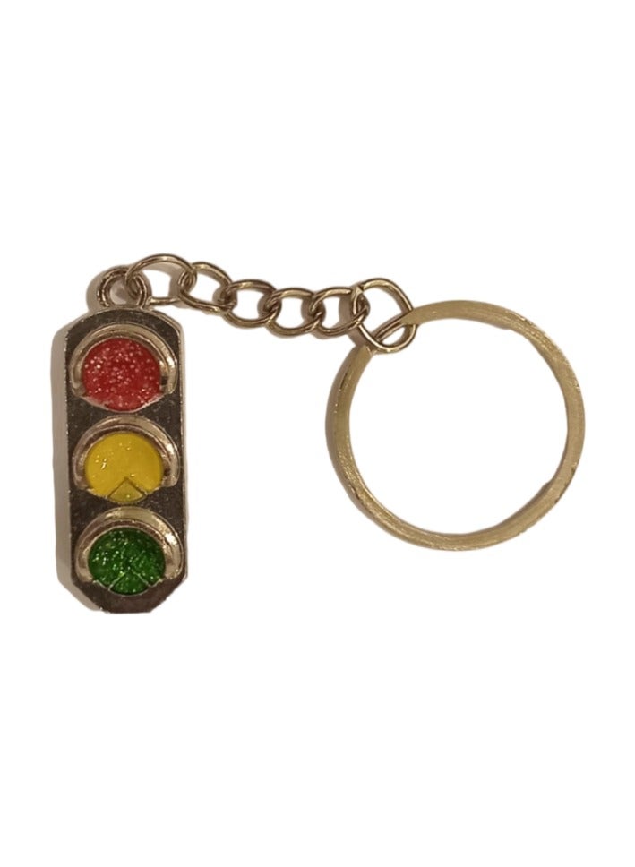 Generic Traffic Light Design Keychain  - Image 1